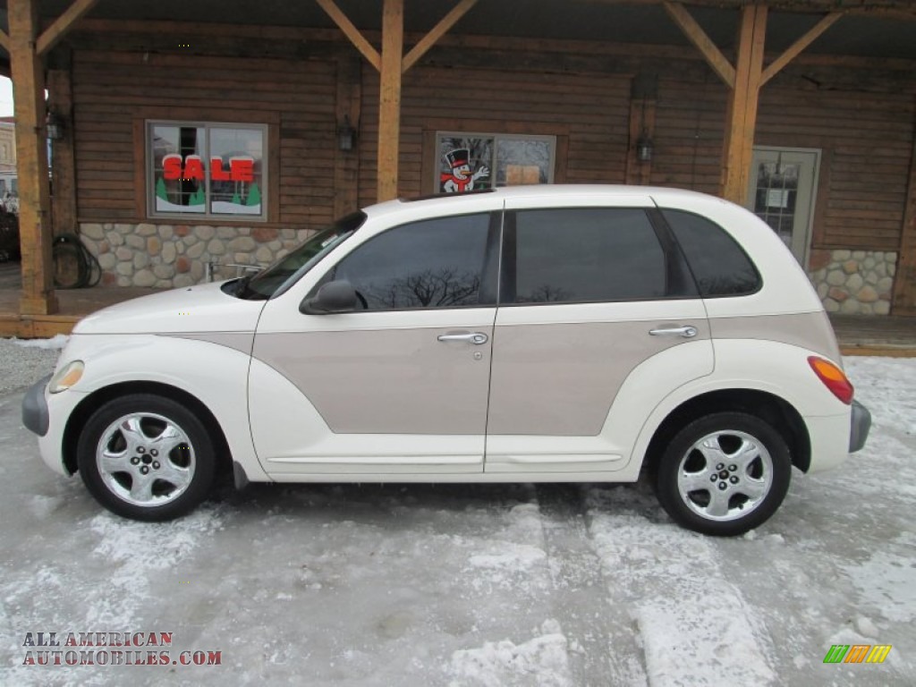 Stone White / Taupe/Pearl Beige Chrysler PT Cruiser Limited