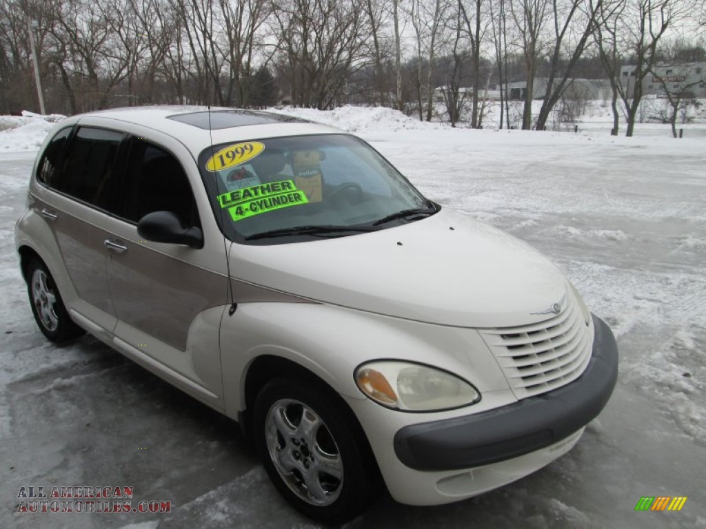 2001 PT Cruiser Limited - Stone White / Taupe/Pearl Beige photo #4