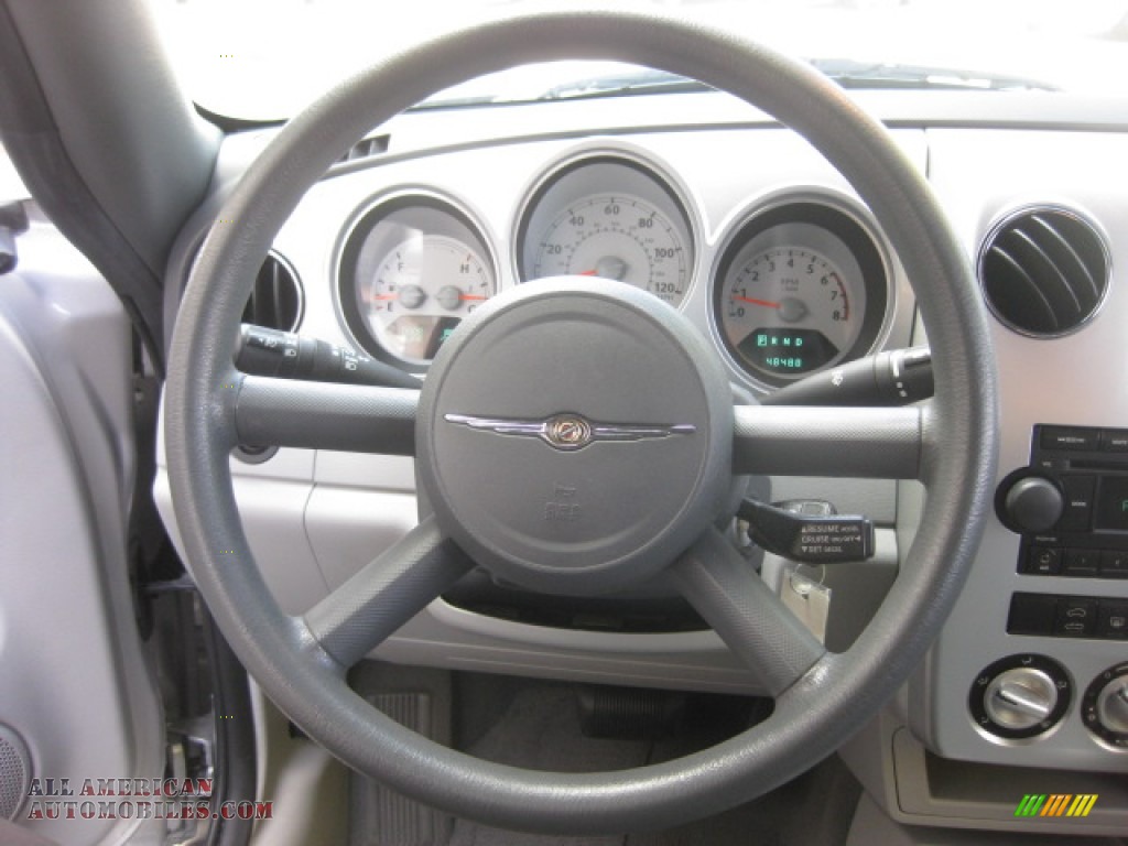 2006 PT Cruiser Touring Convertible - Bright Silver Metallic / Pastel Slate Gray photo #9