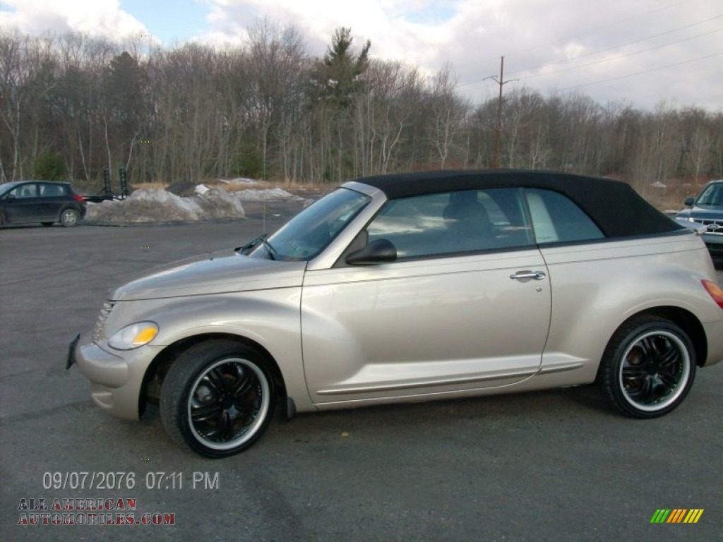 2005 PT Cruiser Touring Turbo Convertible - Bright Silver Metallic / Taupe/Pearl Beige photo #1