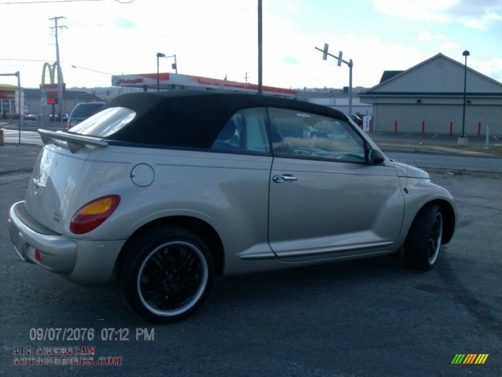 2005 PT Cruiser Touring Turbo Convertible - Bright Silver Metallic / Taupe/Pearl Beige photo #4