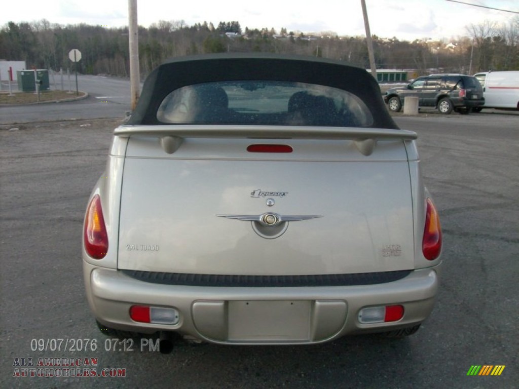 2005 PT Cruiser Touring Turbo Convertible - Bright Silver Metallic / Taupe/Pearl Beige photo #6
