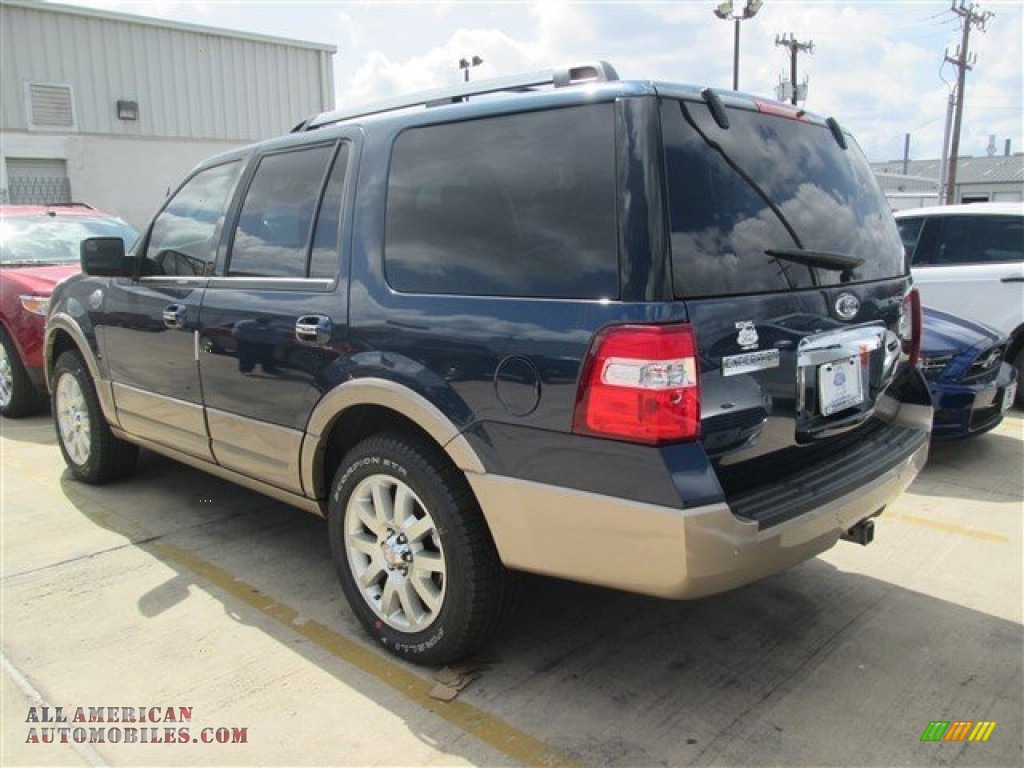 2014 Expedition King Ranch - Blue Jeans / King Ranch Red (Chaparral) photo #8