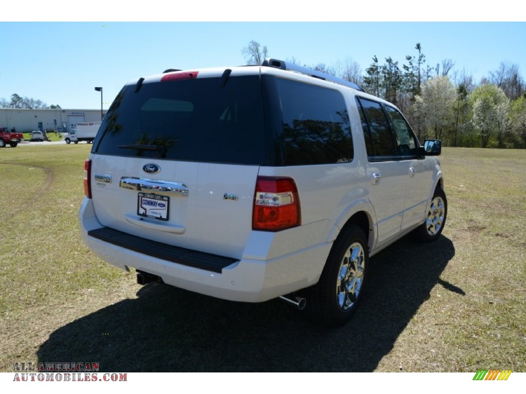 2014 Expedition Limited 4x4 - Oxford White / Charcoal Black photo #5