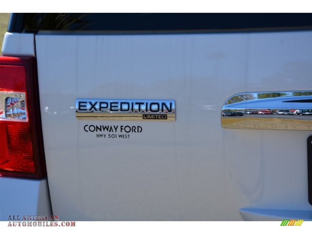 2014 Expedition Limited 4x4 - Oxford White / Charcoal Black photo #7