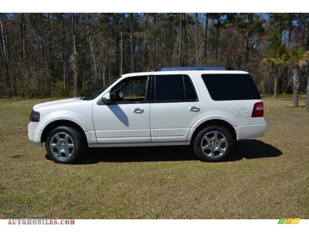 2014 Expedition Limited 4x4 - Oxford White / Charcoal Black photo #9