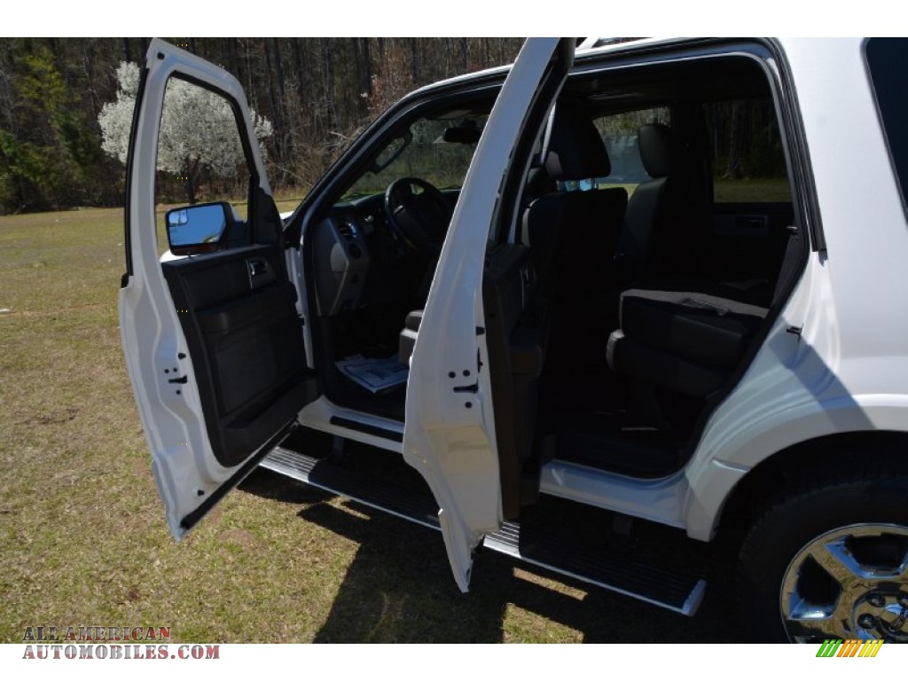 2014 Expedition Limited 4x4 - Oxford White / Charcoal Black photo #11