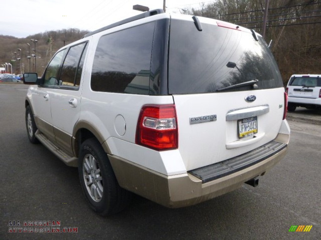 2012 Expedition XLT 4x4 - Oxford White / Camel photo #4