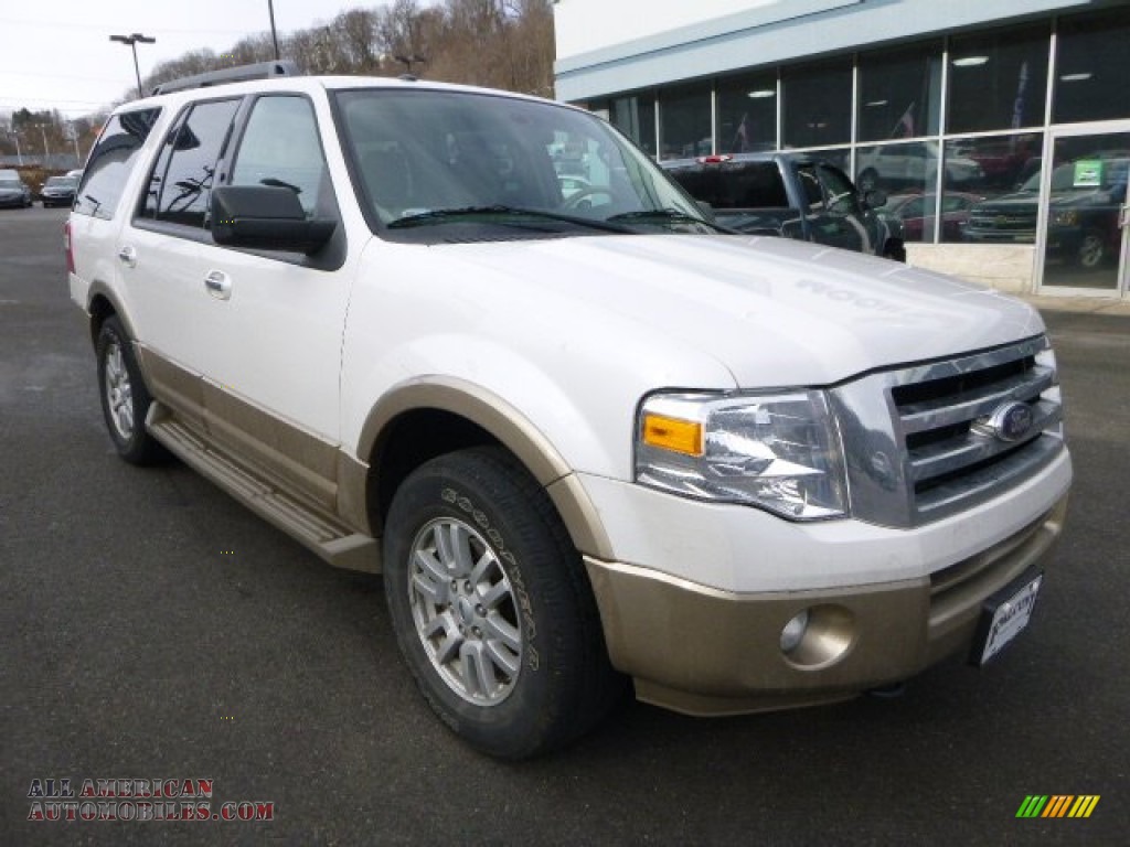 2012 Expedition XLT 4x4 - Oxford White / Camel photo #8