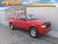 Ford Ranger XLT SuperCab 4x4 Bright Red photo #1