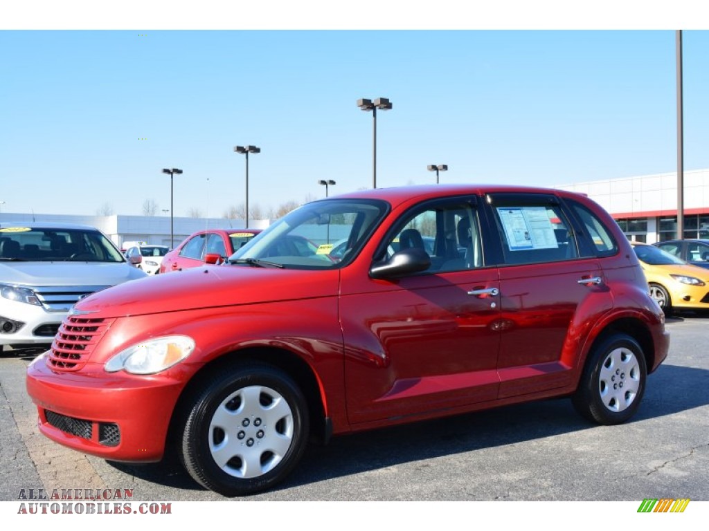 2008 PT Cruiser LX - Inferno Red Crystal Pearl / Pastel Slate Gray photo #3