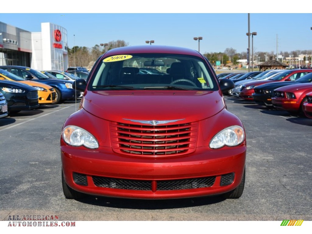 2008 PT Cruiser LX - Inferno Red Crystal Pearl / Pastel Slate Gray photo #7