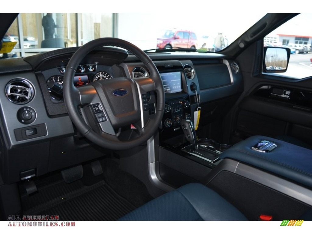 2014 F150 Limited SuperCrew 4x4 - Blue Jeans / Limited Marina Blue Leather photo #7