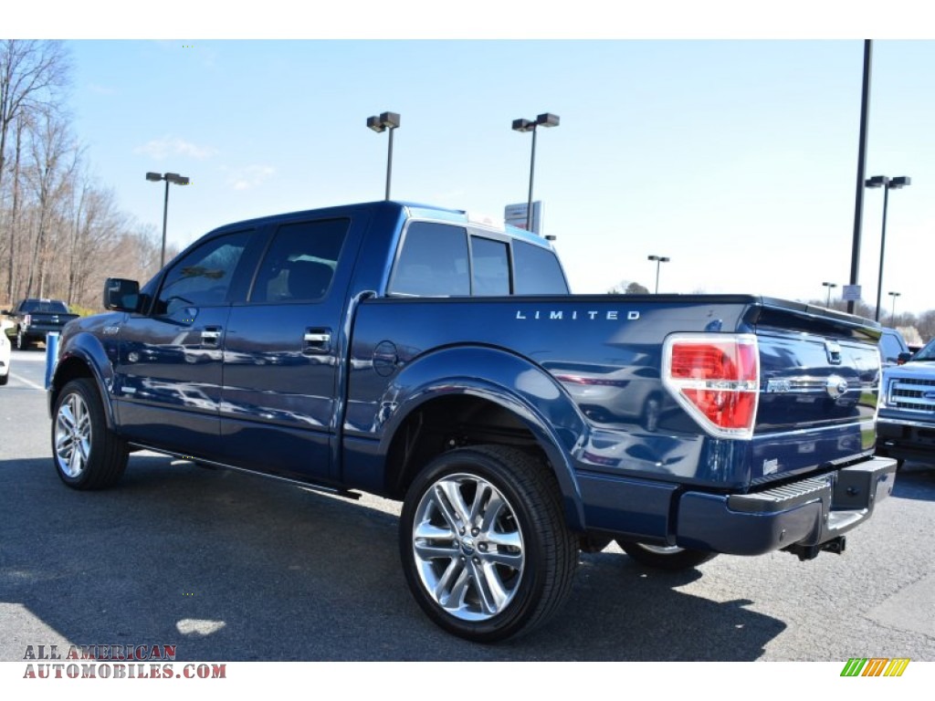 2014 F150 Limited SuperCrew 4x4 - Blue Jeans / Limited Marina Blue Leather photo #37