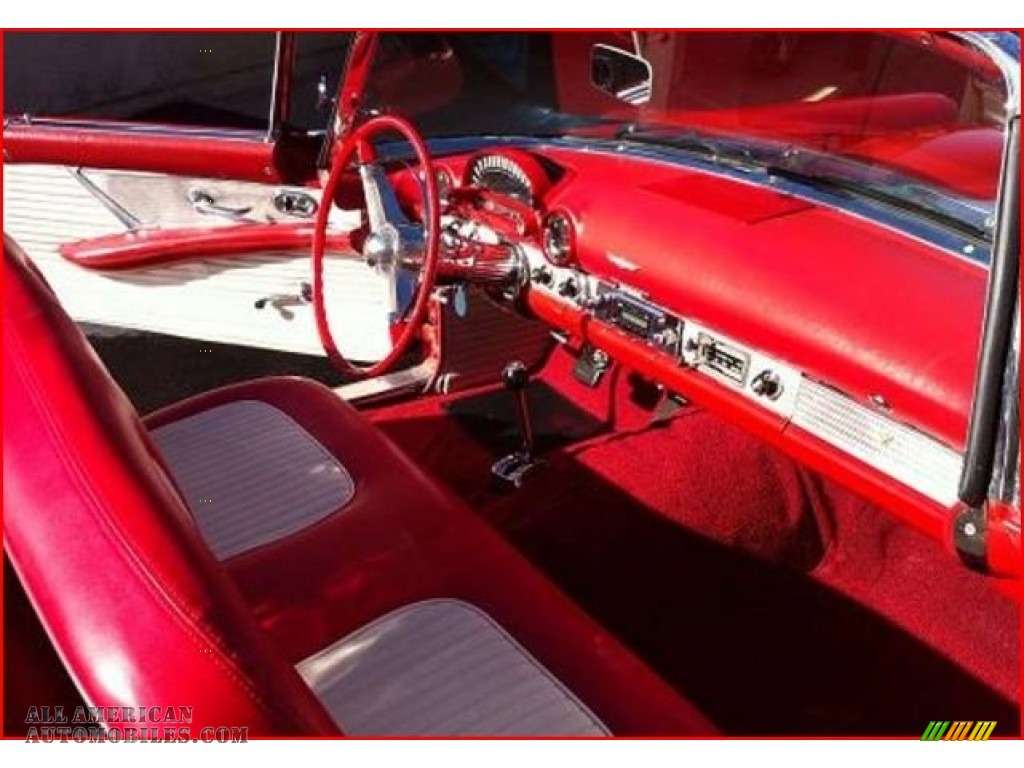 1955 Thunderbird Convertible - Torch Red / Red/White photo #11