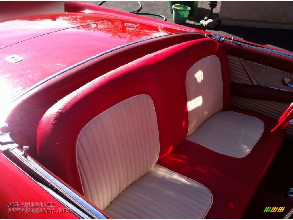 1955 Thunderbird Convertible - Torch Red / Red/White photo #12
