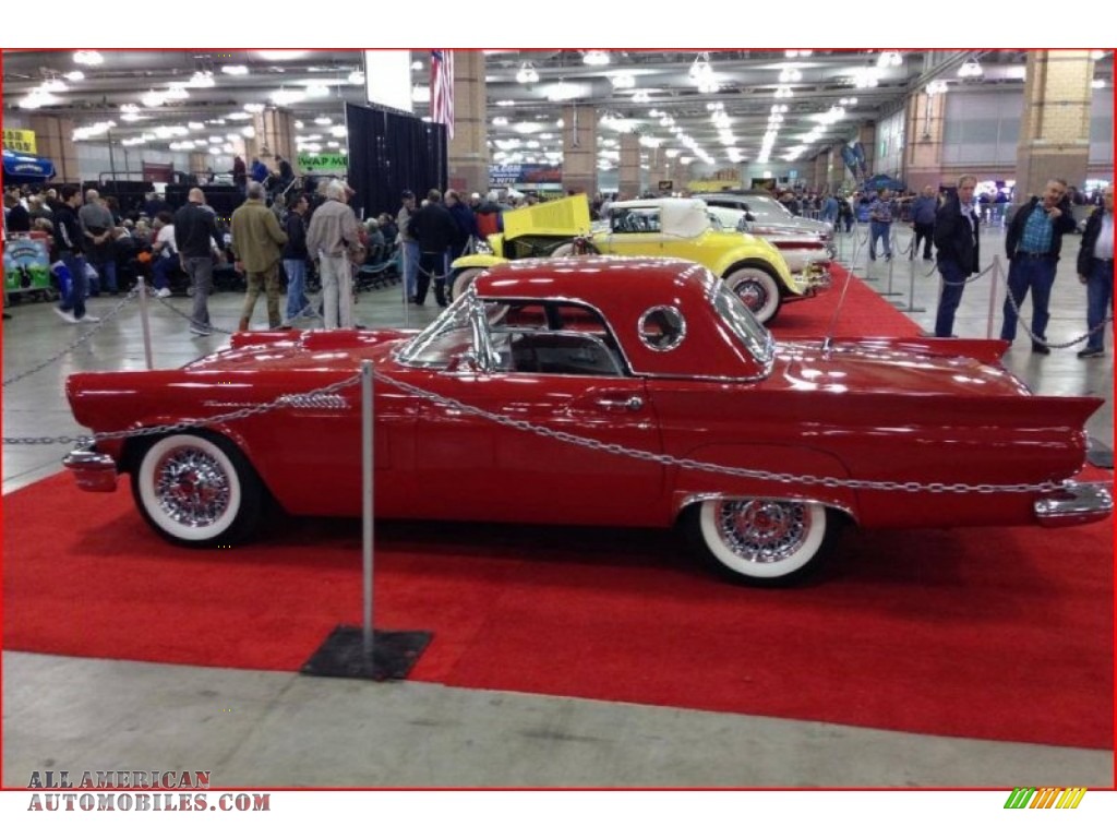 1957 Thunderbird E Convertible - Torch Red / Flame Red photo #2