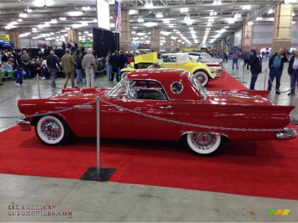 1957 Thunderbird E Convertible - Torch Red / Flame Red photo #3