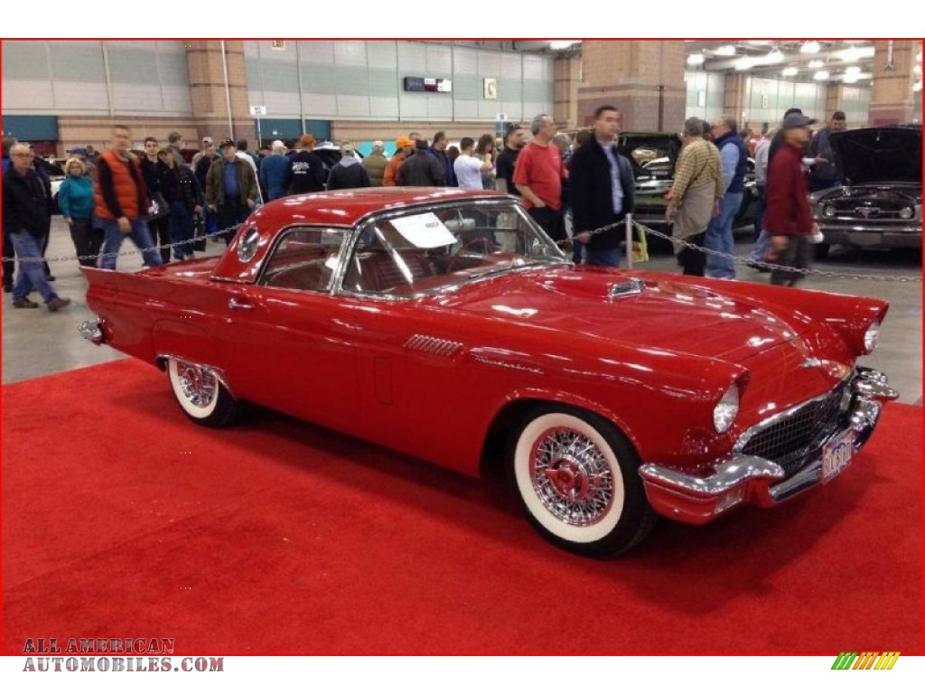 1957 Thunderbird E Convertible - Torch Red / Flame Red photo #5