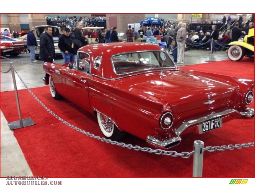 1957 Thunderbird E Convertible - Torch Red / Flame Red photo #6