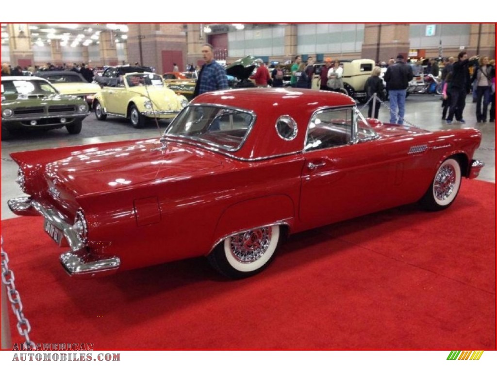 1957 Thunderbird E Convertible - Torch Red / Flame Red photo #7