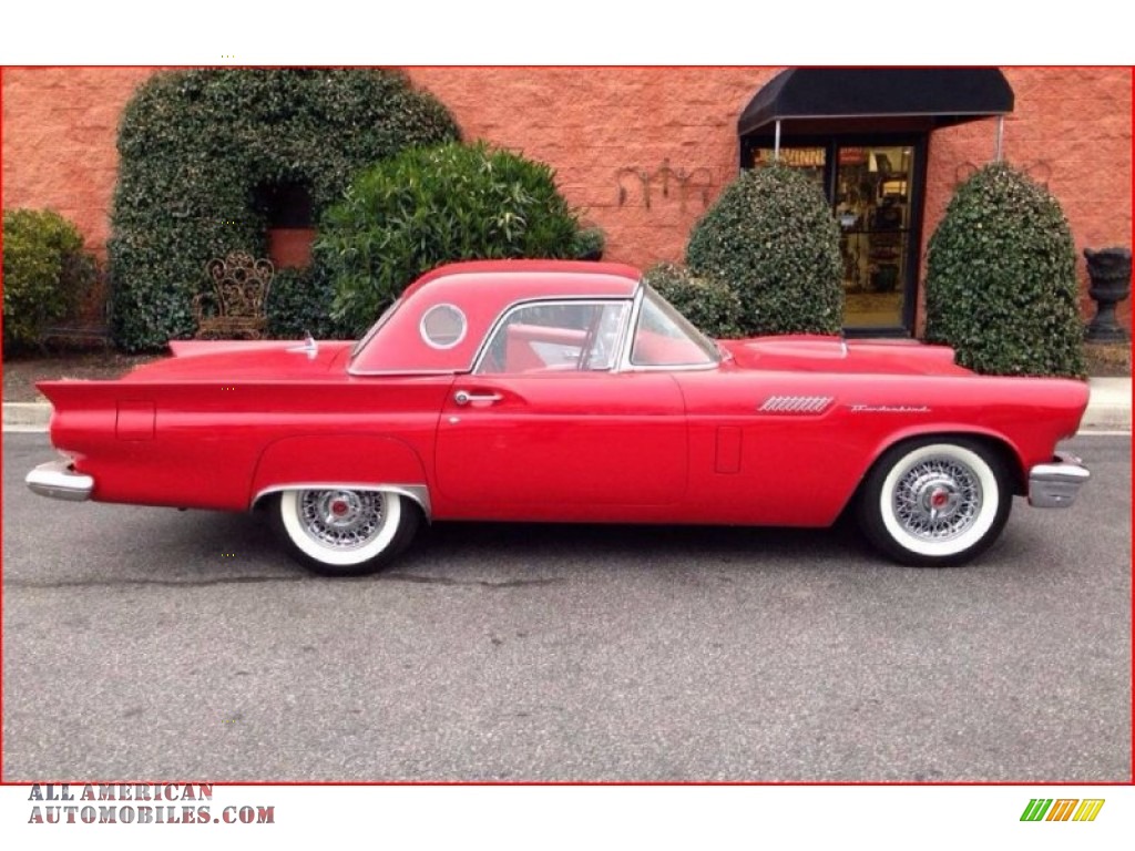 1957 Thunderbird E Convertible - Torch Red / Flame Red photo #19
