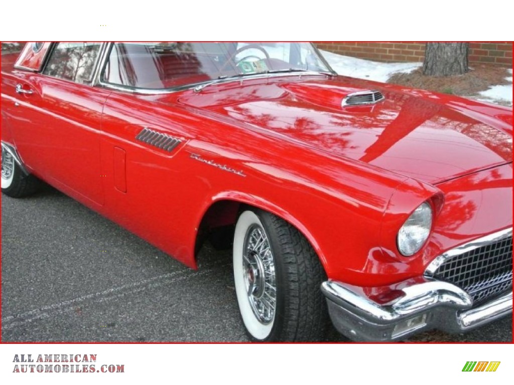 1957 Thunderbird E Convertible - Torch Red / Flame Red photo #22