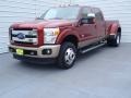 Ford F350 Super Duty King Ranch Crew Cab 4x4 Dually Ruby Red Metallic photo #7