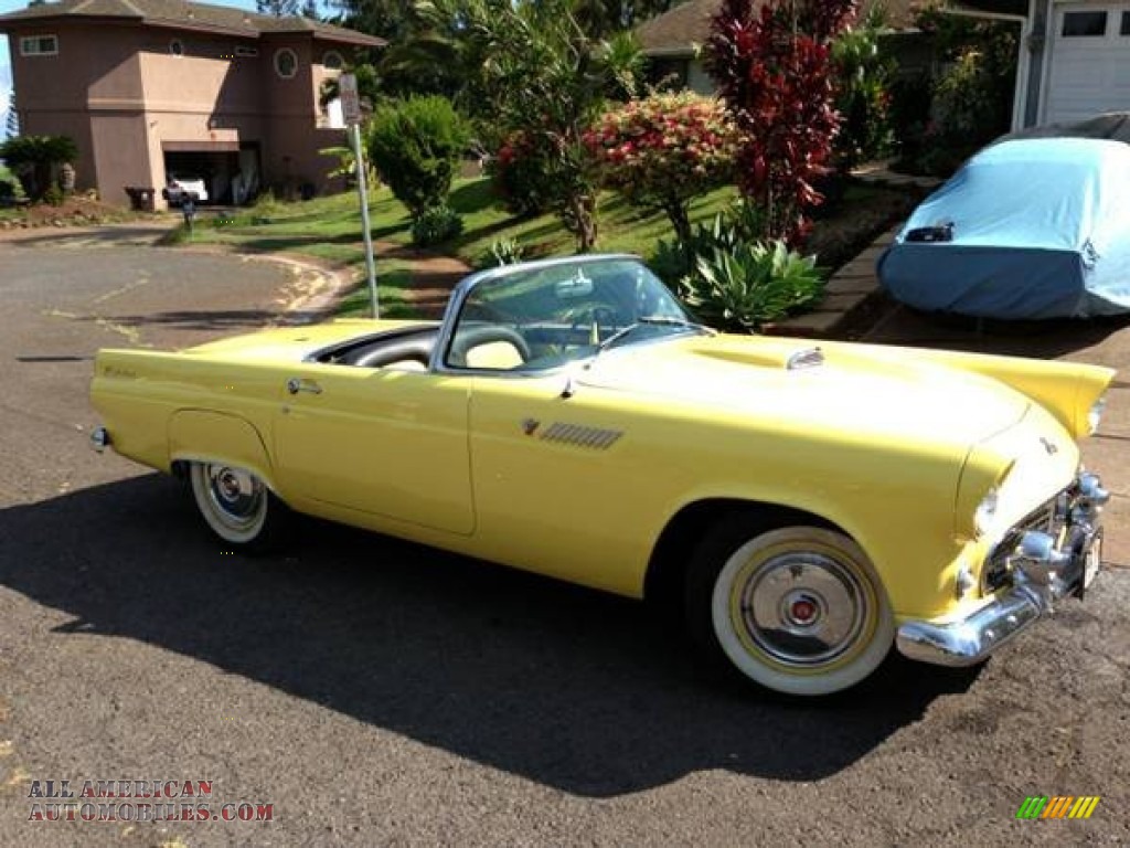 1955 Thunderbird Convertible - Goldenrod Yellow / Black/Yellow photo #3