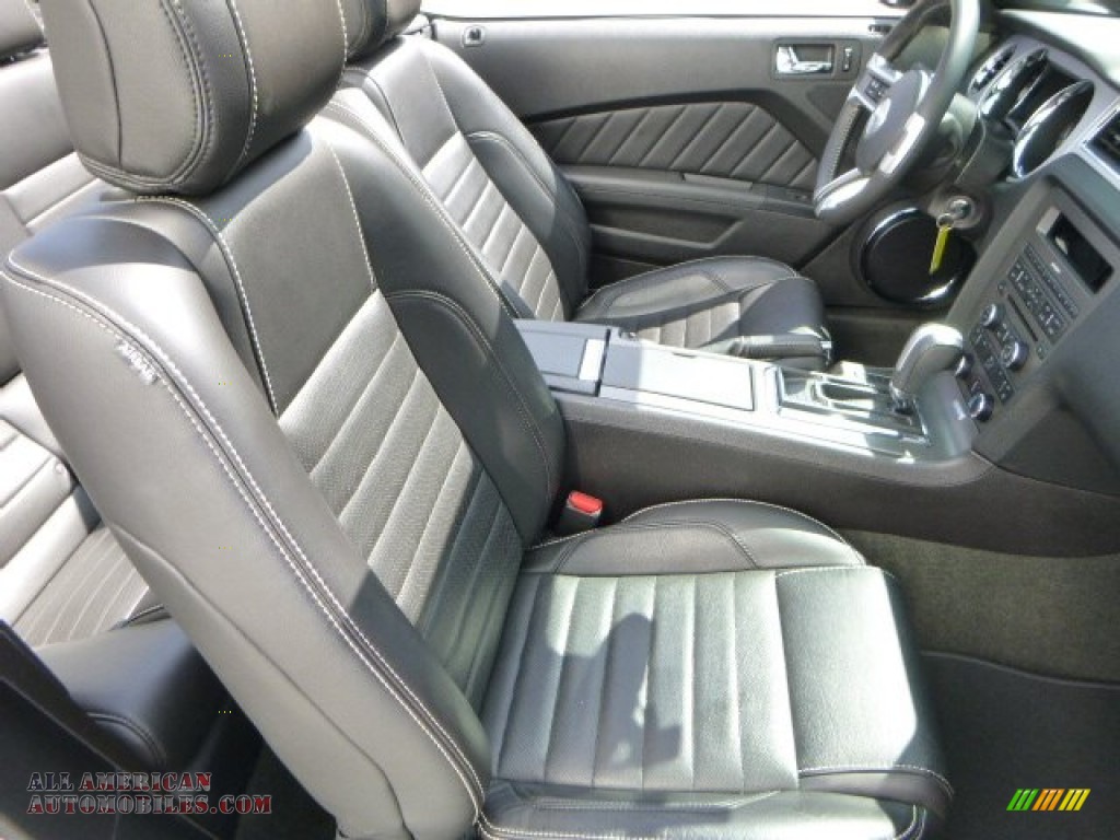 2014 Mustang V6 Premium Convertible - Ingot Silver / Charcoal Black photo #10
