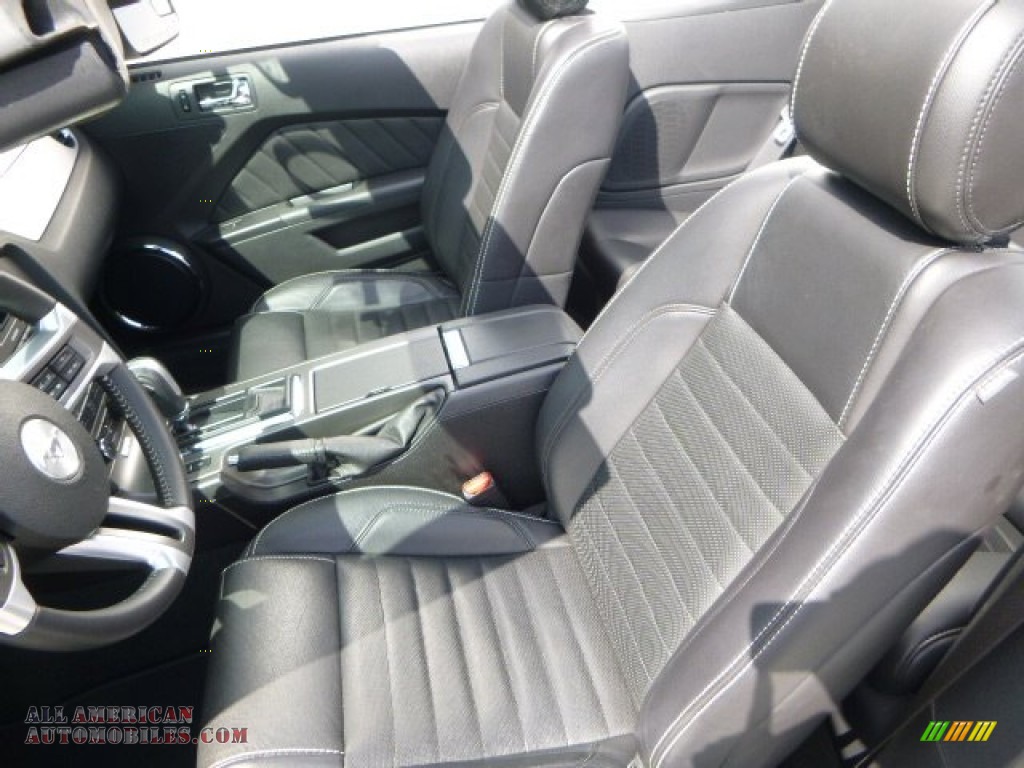 2014 Mustang V6 Premium Convertible - Ingot Silver / Charcoal Black photo #15
