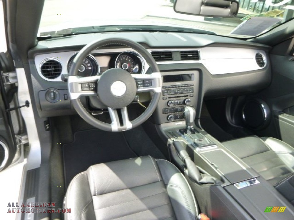 2014 Mustang V6 Premium Convertible - Ingot Silver / Charcoal Black photo #17