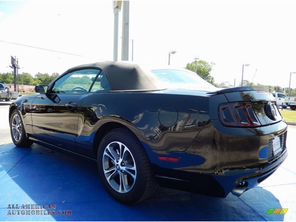 2014 Mustang V6 Premium Convertible - Black / Charcoal Black photo #3