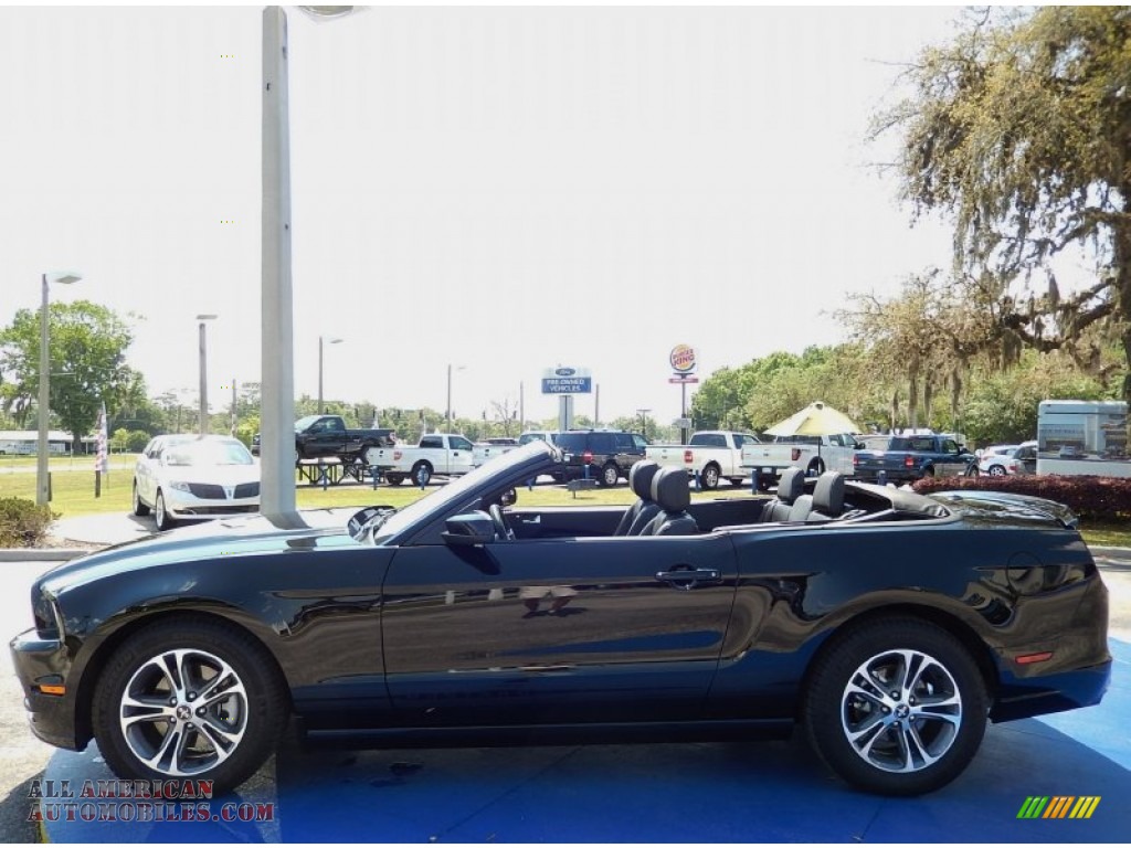 2014 Mustang V6 Premium Convertible - Black / Charcoal Black photo #9