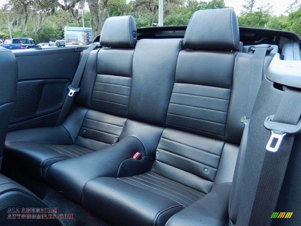 2014 Mustang V6 Premium Convertible - Black / Charcoal Black photo #16