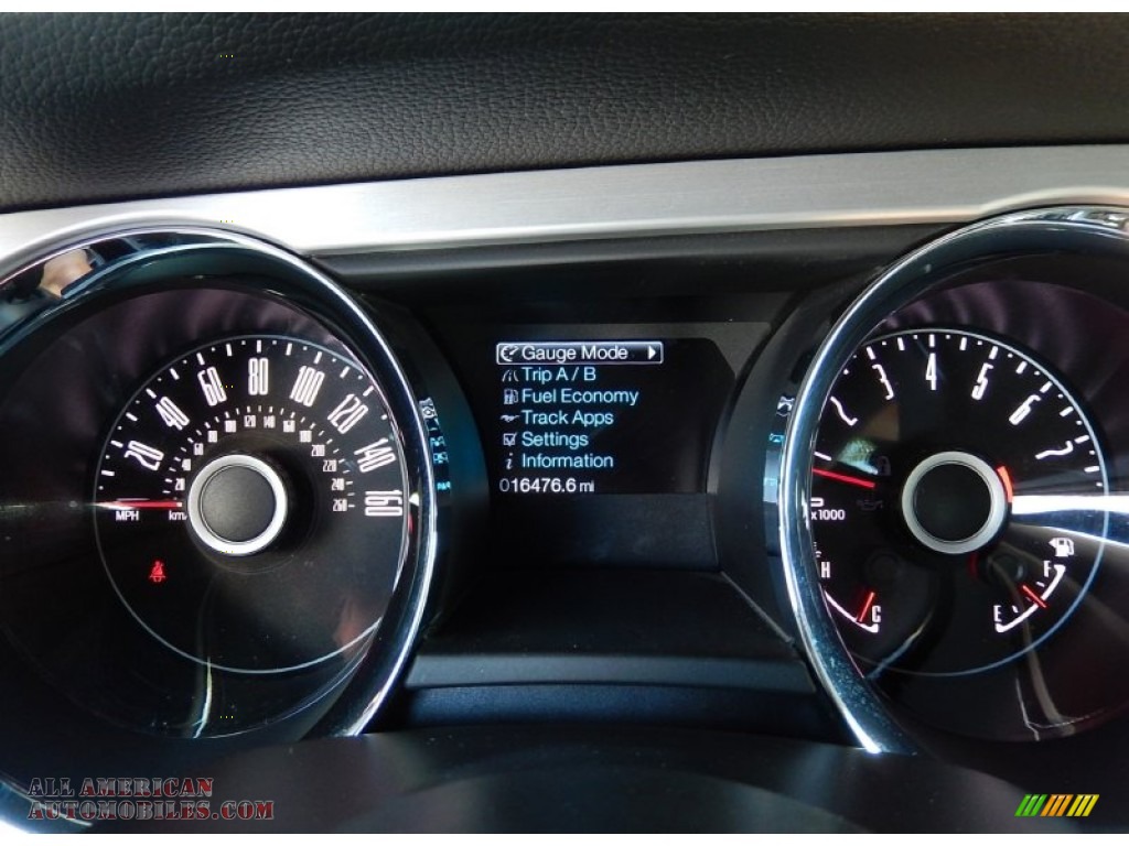2014 Mustang V6 Premium Convertible - Black / Charcoal Black photo #21