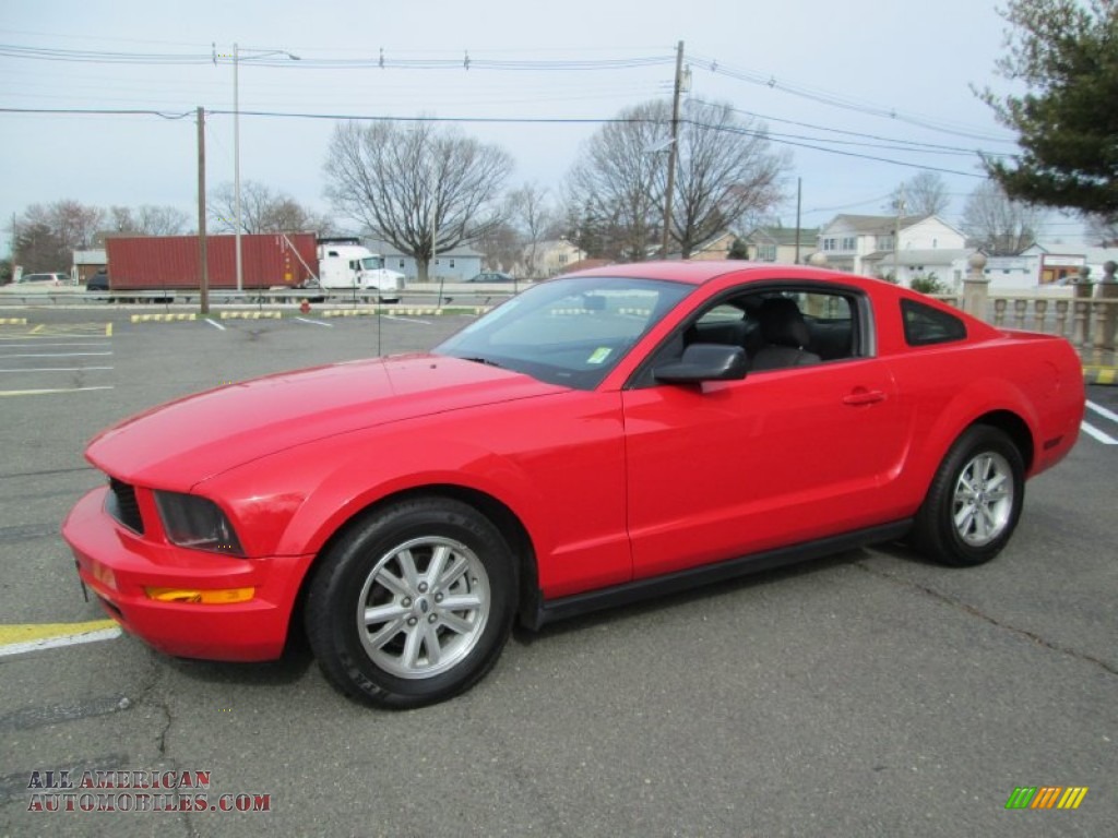 2006 Mustang V6 Premium Coupe - Torch Red / Light Graphite photo #1