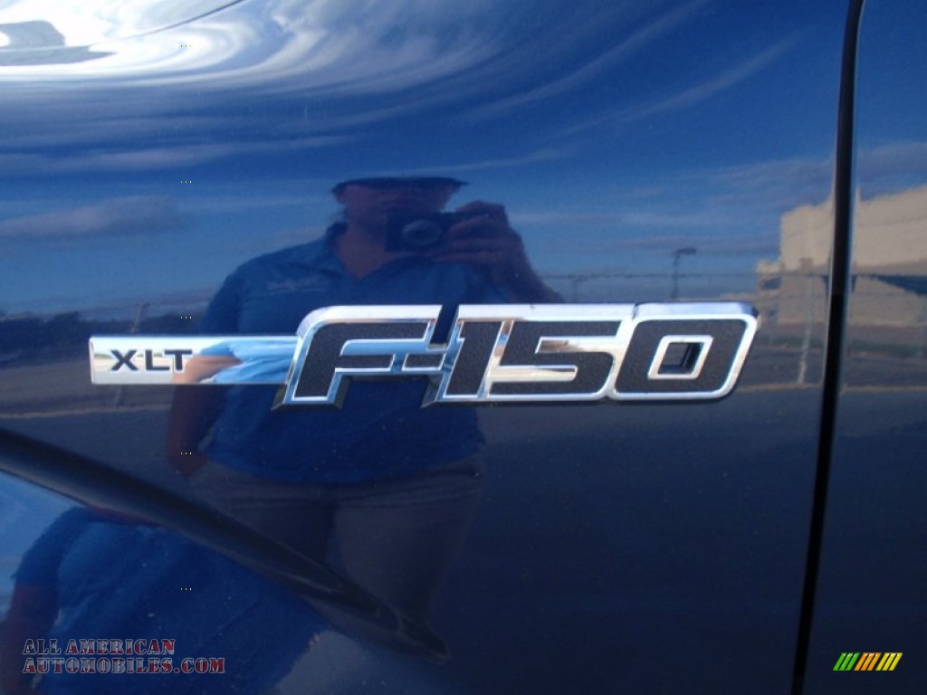 2014 F150 XLT SuperCab - Blue Jeans / Steel Grey photo #13