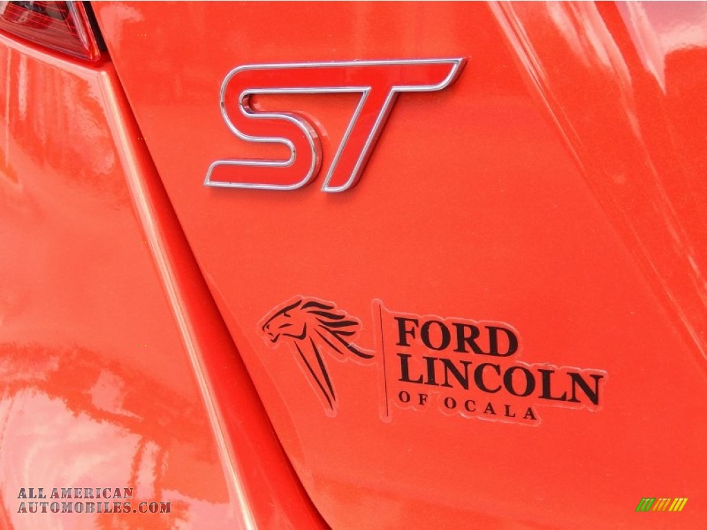 2014 Fiesta ST Hatchback - Molten Orange / ST Charcoal Black photo #5