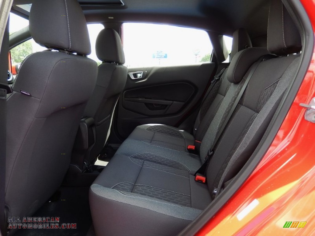 2014 Fiesta ST Hatchback - Molten Orange / ST Charcoal Black photo #8