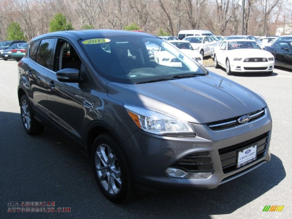 Sterling Gray Metallic / Charcoal Black Ford Escape SEL 2.0L EcoBoost 4WD