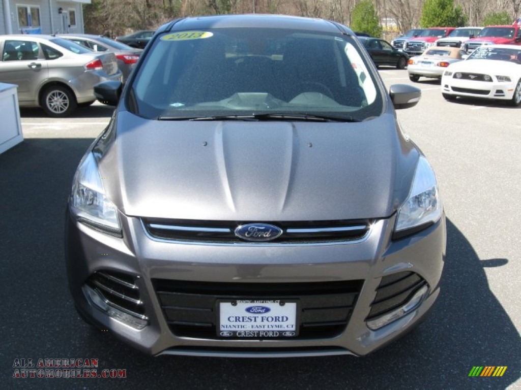 2013 Escape SEL 2.0L EcoBoost 4WD - Sterling Gray Metallic / Charcoal Black photo #2