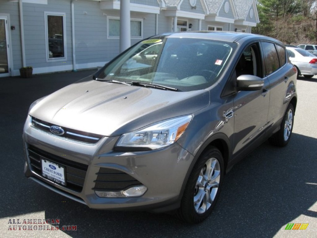 2013 Escape SEL 2.0L EcoBoost 4WD - Sterling Gray Metallic / Charcoal Black photo #3