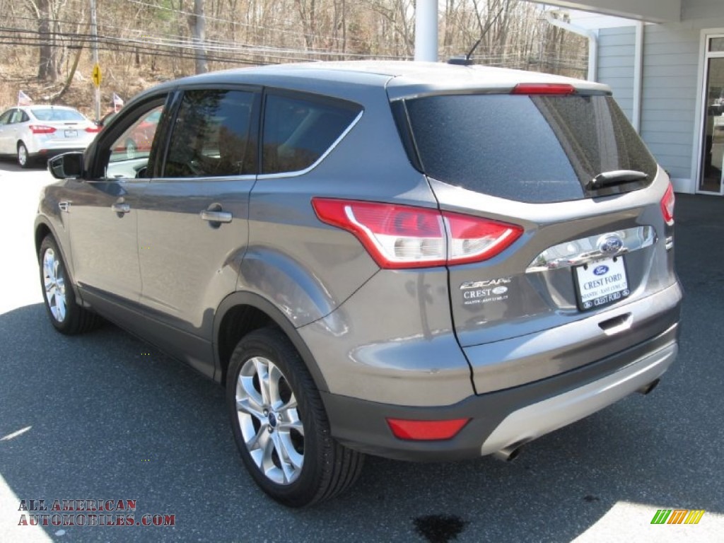 2013 Escape SEL 2.0L EcoBoost 4WD - Sterling Gray Metallic / Charcoal Black photo #5