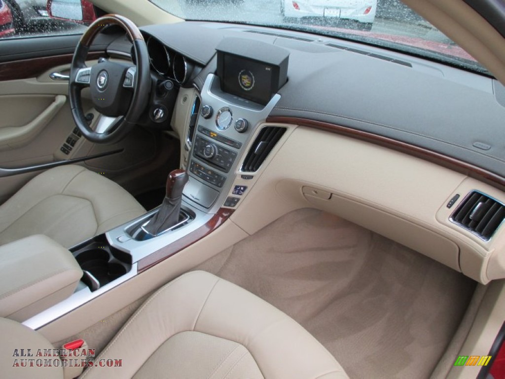 2010 CTS 4 3.6 AWD Sedan - Crystal Red Tintcoat / Cashmere/Cocoa photo #16