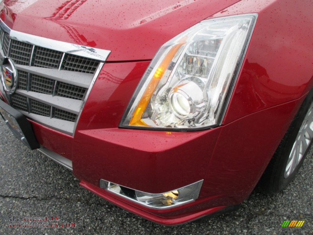 2010 CTS 4 3.6 AWD Sedan - Crystal Red Tintcoat / Cashmere/Cocoa photo #25