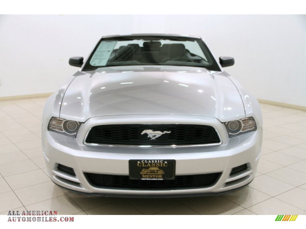 2014 Mustang V6 Convertible - Ingot Silver / Charcoal Black photo #5