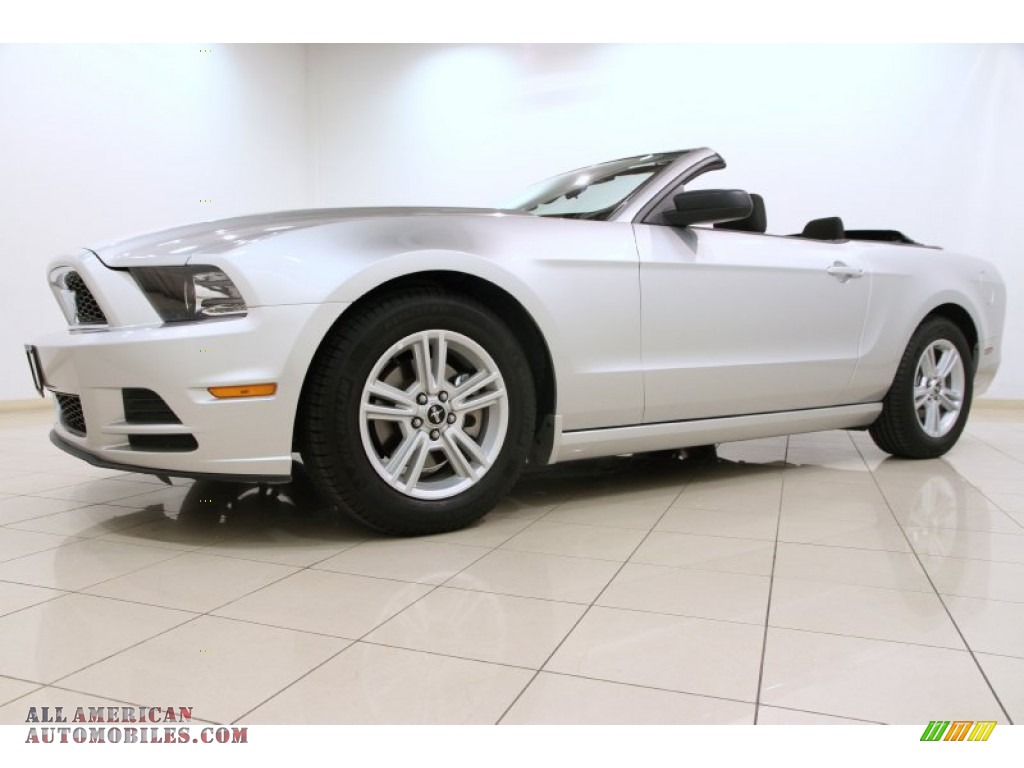2014 Mustang V6 Convertible - Ingot Silver / Charcoal Black photo #8