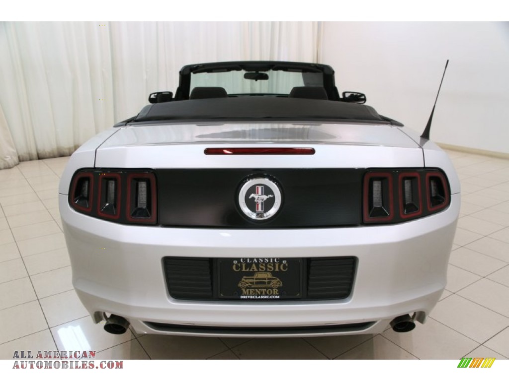 2014 Mustang V6 Convertible - Ingot Silver / Charcoal Black photo #24