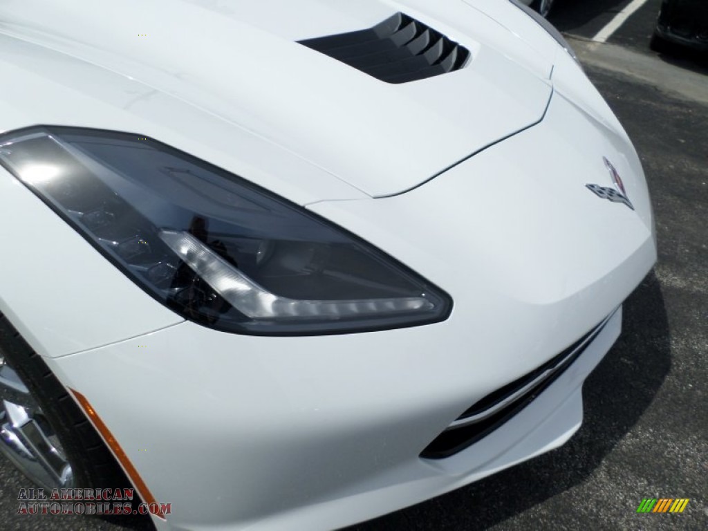 2014 Corvette Stingray Coupe - Arctic White / Jet Black photo #12